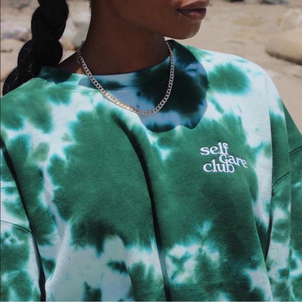 Summer Fridays Self Care Club Sweatshirt - Picture 5 of 6